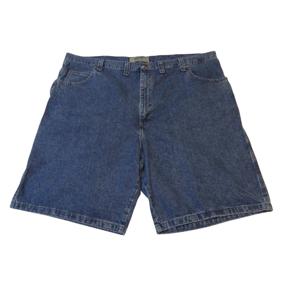 Wrangler Authentics Mens Blue Denim Carpenter Shorts Size 46 10ZM4S0AS Utility